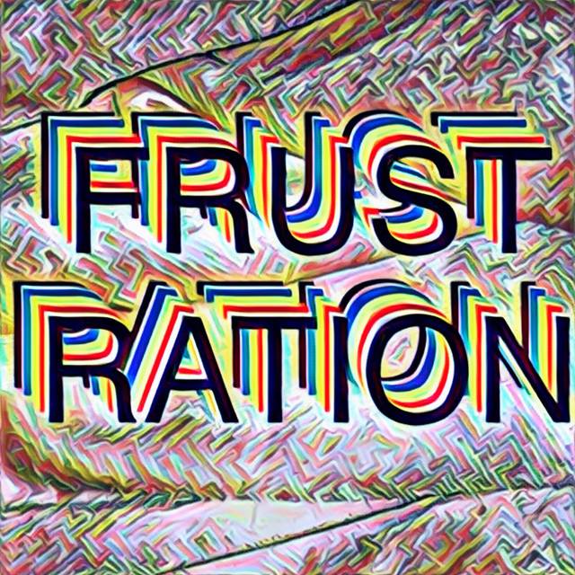 Original artwork for Frustration (22 yr old hook) - more swing