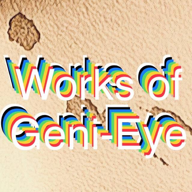 Original artwork for Works of Geni-eye (24 yr old Hook)